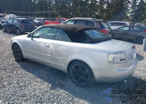 2005 Audi A4 1.8T from USA, damaged, VIN WAUAC48H35K001360